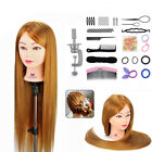 30 Inch Hairdressing Head Mannequin Doll Training Styling with Clamp+ Braid Sets