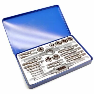 Whitworth Tap and Die Set BSW British Standard 23pc Alloy Steel TE106 - Picture 1 of 1