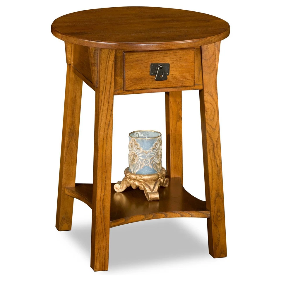 Favorite Finds Anyplace Side Table Russet Finish - Leick Furniture