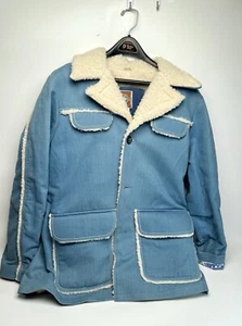 VTG Denim Ranch JacketPioneer Women’s 70s Sherpa Lined Coat Western Lee - Picture 1 of 3