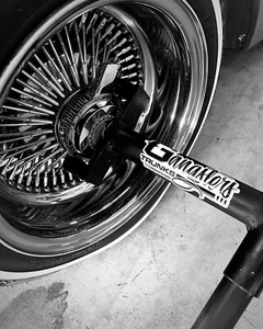 2 Bar Lowrider Wire Wheel Knock Off Tool Wrench For Dayton Zenith Luxor & China - Bild 1 von 2