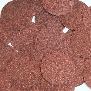 Round Sequin 40mm Chocolate Brown Metallic Sparkle Glitter Texture Paillettes - Picture 1 of 2
