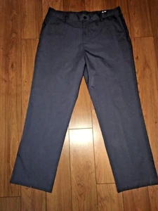 Adidas Climalite 3 Stripes Dress Golf Men's Pants 36 x 32 Gray                C3 - Picture 1 of 8