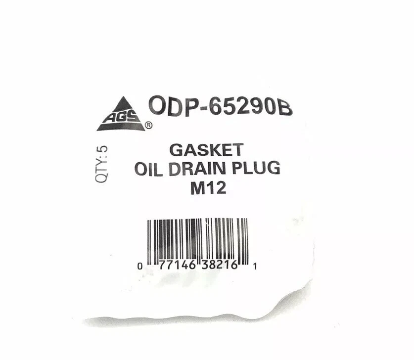 发动机排油塞垫片 AGS ODP-65290B 数量 5 全新 — 第 1/2 张图片
