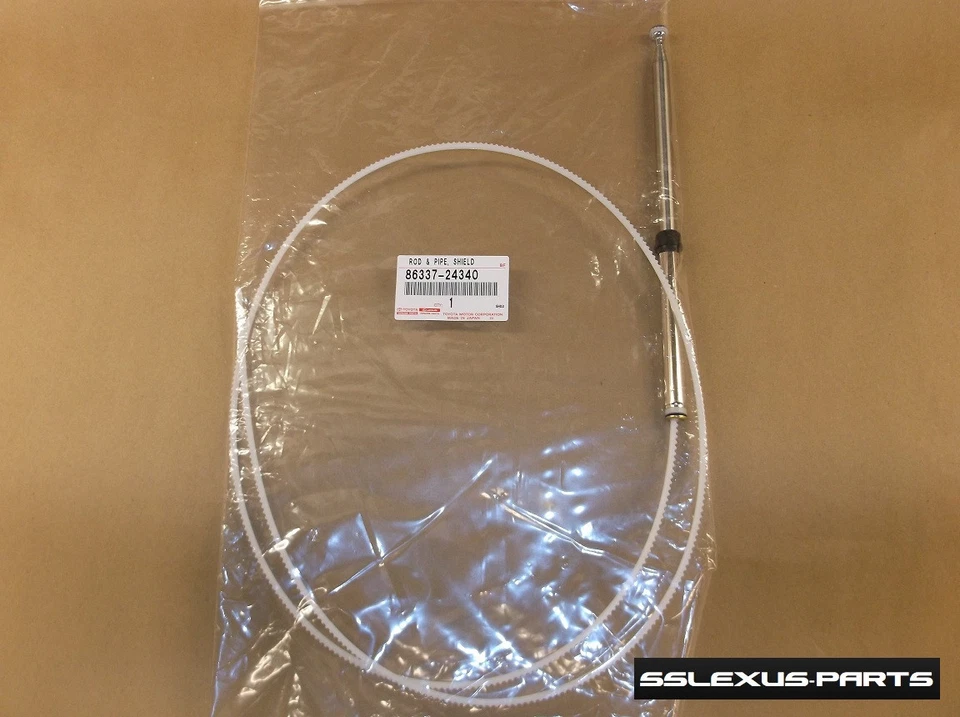 Lexus SC430 (2002-2010) OEM Genuine RADIO ANTENNA ROD MAST AND CABLE 86337-24340 - Image 1 of 1