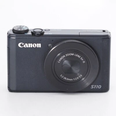 Canon PowerShot S110 12.1MP Digital Camera with 3-Inch LCD (Black) - Image 1 of 4