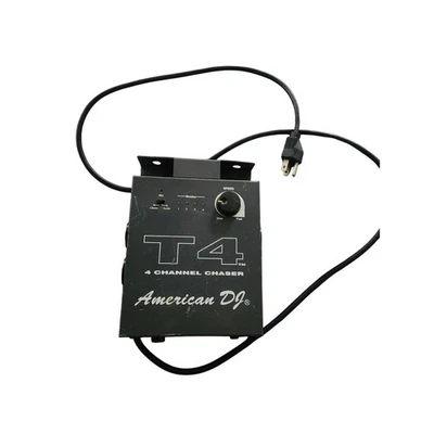 American DJ T4 4 canales Chaser sin probar vendido como está Foto 1 de 3