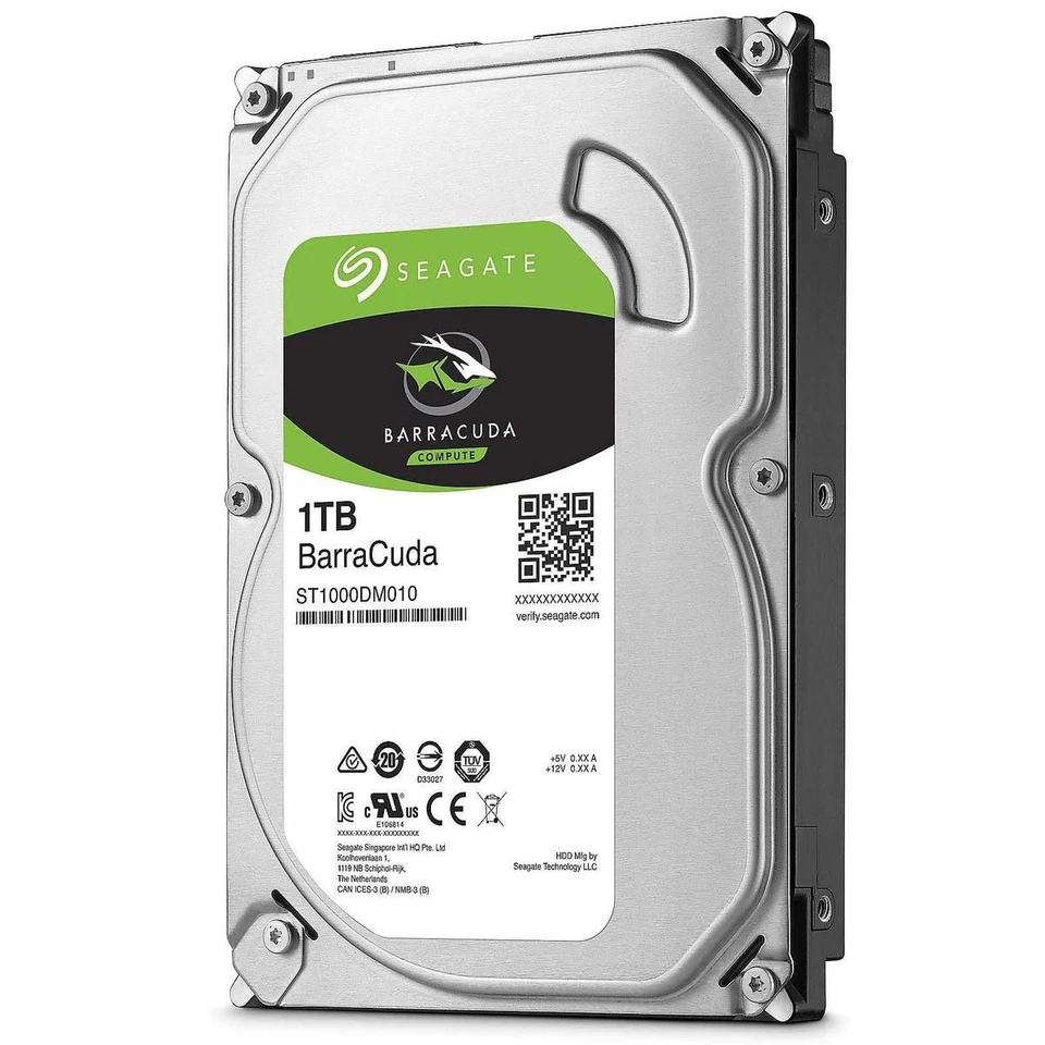Seagate Barracuda Hard Disk HDD 1TB SATA 3.5" Desktop Computer DVR NAS - Image 1 of 1