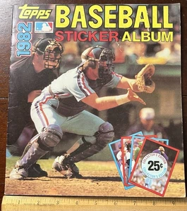 1982 TOPPS BASEBALL STICKER ALBUM, Some Stickers in Place. - Picture 1 of 5