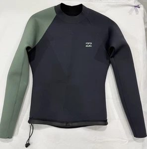 Billabong Synergy 2MM 2/2 Traje de neopreno Chaqueta Top Negro Verde Reversible WMN - Imagen 1 de 16