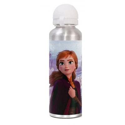 Kids Water Bottle School Sports Drinks Bottle Aluminium 500ml - Disney Frozen - - Image 1 of 4