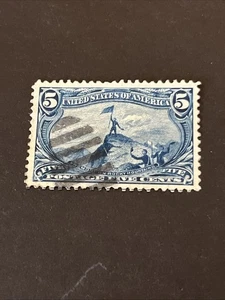 Estampilla usada de Estados Unidos #288 CV $25 - Lote A-81399 - Imagen 1 de 2