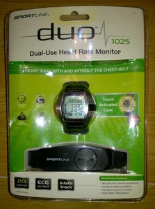 Sportline Duo 1025 - Continuous & On-Demand HR Monitor - 20 Functions Chest-Belt - Picture 1 of 12