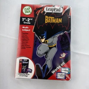 LIBRO INTERACTIVO Y CARTUCHO LEAP PAD LEAP FROG BATMAN Caja abierta - Imagen 1 de 4