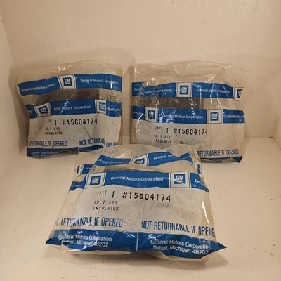 Lote de 2 aisladores de rebote de resorte de hoja para camioneta Chevy GMC 1989-90 GM NOS 15604174 Foto 1 de 4