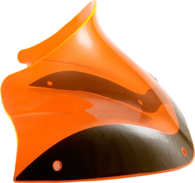 Klock Werks  8" Kolor Flare Orange Ice Windshield 1998-2013 Harley Road Glide - Image 1 of 3
