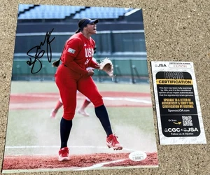 MEGAN FARAIMO SIGNED 8x10 Photo JSA COA AUSL Talons USA Softball B - Picture 1 of 2