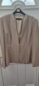 Jaques Vert Jacket Size 16 Oyster Beige. Special occasion / work / casual - Picture 1 of 4