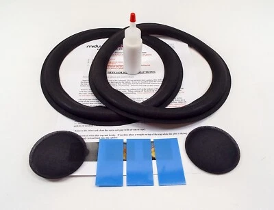 Kit de reparo de woofer Boston Acoustic A100 A150 A200 10" com tampas de poeira! FRETE GRÁTIS DOS EUA - Imagem 1 de 2