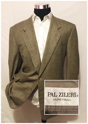 Blazer Chaqueta Abrigo Deportivo Pal Zileri Loro Piana Para Hombres Lana Cachemira Tweed Talla 44L Foto 1 de 4