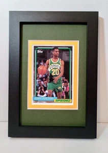 Gary Payton Seattle Supersonics Framed Basketball Card Plaque 1992 Topps #184 - Picture 1 of 4