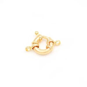 Federring mit 18k Goldbeschichtung 16mm 1 Stück - Bild 1 von 5
