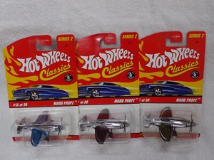 Avión Hot Wheels Classics 2 Racing Madd Propz 2006 azul oliva cereza - Imagen 1 de 4