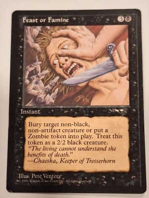 Feast or Famine (Knife) - Alliances - Magic the Gathering MTG Nice! - Image 1 of 3