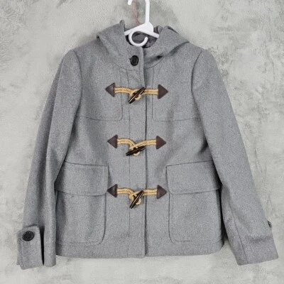 J. Crew Jacket Womens 2P Gray Milton Wool By Manifattura Di Carmignano Italy - Image 1 of 4