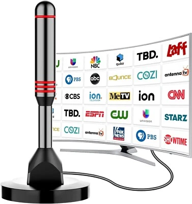 Antena De TV Television Digital Para TV Para Interior HD Canales Gratuitos 1080P