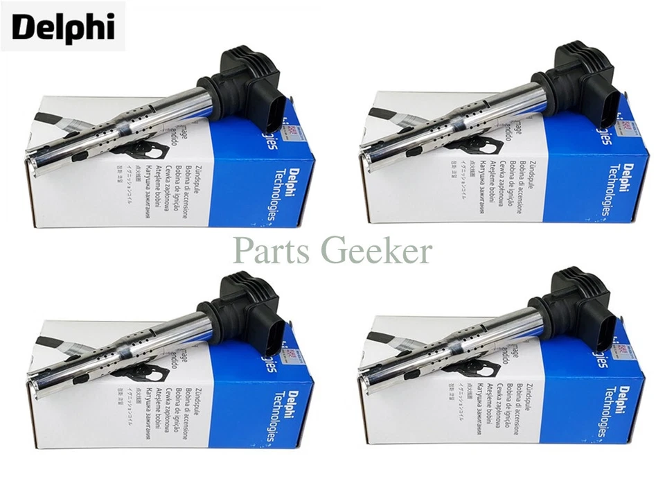 Delphi GN10322 Ignition Coils 07K905715G for VW GLi Passat Audi Q5 A4 1.8T/2.0T Foto 1 de 4