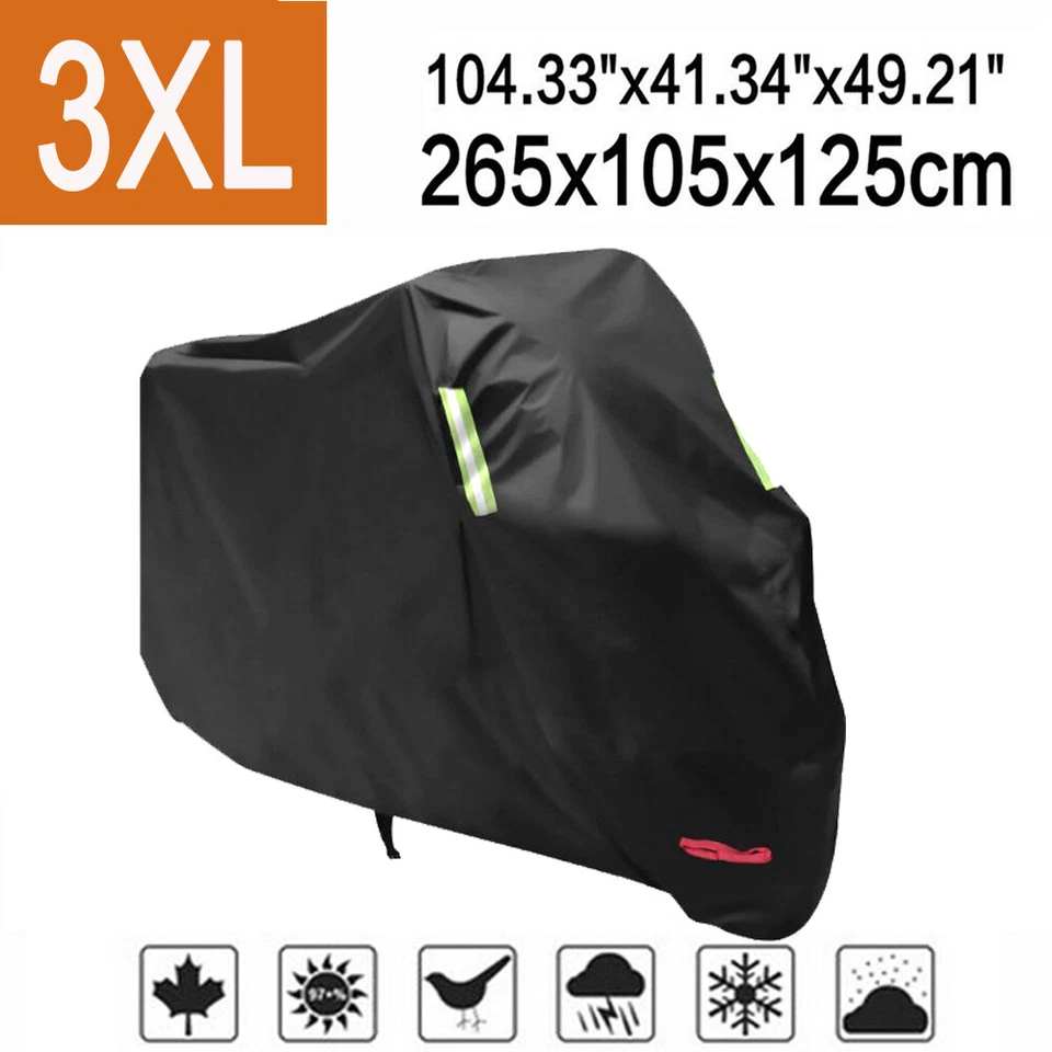 Cubierta de moto impermeable 3XL para Forza Burgman 200 400 650 XMAX TMAX NMAX Foto 1 de 4