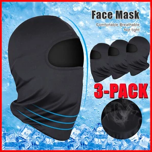 3 Stück Sturmhaube Gesichtsmaske UV Schutz Ski Sonne Kapuze Taktische Masken für Männer Frauen - Bild 1 von 13