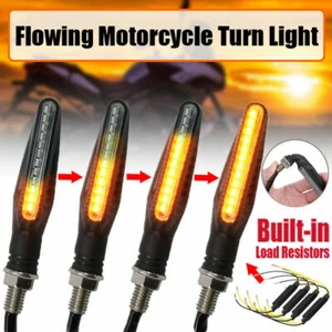 Luces de señal LED para motocicleta Kawasaki 4 x 12 indicadores de giro bicicleta - Imagen 1 de 5