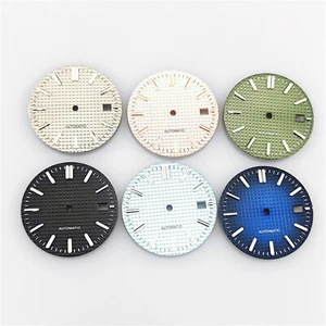 Esfera de reloj luminosa verde 31 mm para movimiento NH35/NH36/NH38 - Imagen 1 de 14