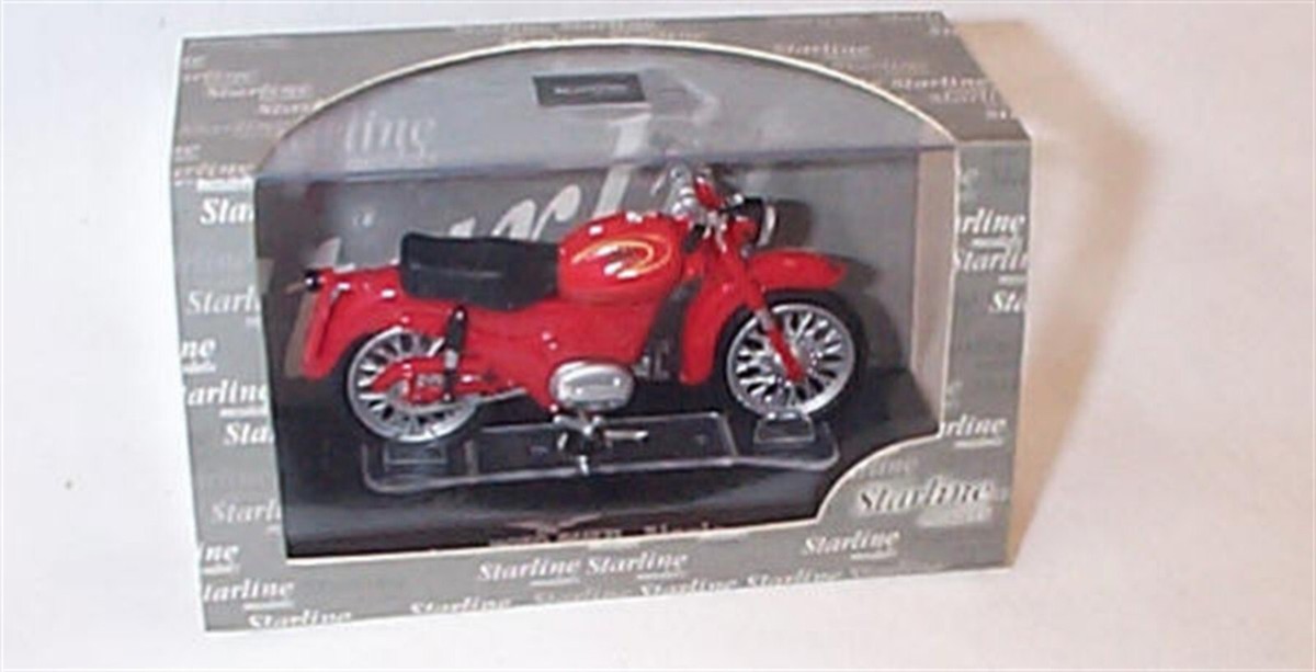 Moto Guzzi Zigolo Motorrad Modell 1:24 - Diecast Sammelmodell