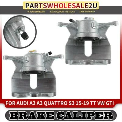 2x Pinzas de freno delanteras izquierda y derecha para Volkswagen GTI 2015 Audi A3 Quattro S3 Foto 1 de 4