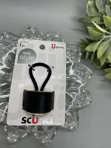 scunci Kunstleder Kuppel Haarschmuck Haargummi 21140-a - Bild 1 von 3