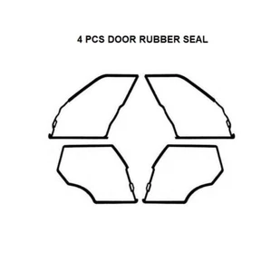 Mercedes Benz W201 Door Seals Weatherstrip OUTER DOOR Seal Gaskets 190E 200E - Picture 1 of 1