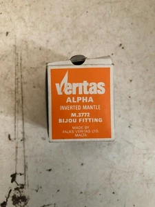 Veritas Alpha Inverted Gas Mantle Number 1 Bijou Vintage Caravan lighting M3772 - Picture 1 of 1
