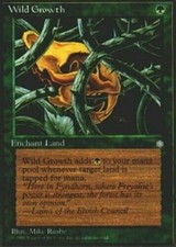 Wild Growth Ice Age Moderate Play MTG Magic DNA GAMES