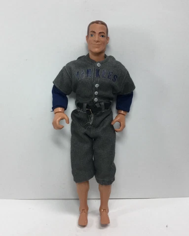 Vintage 1993 Hasbro New York Yankees Lou Gehrig #4 Baseball Figure 11.5 in Cover