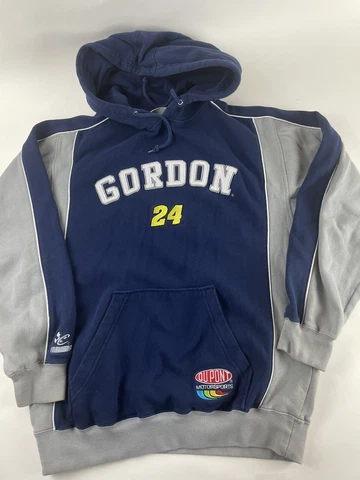 Chase Authentics NASCAR Jeff Gordon Hoodie Medium Blue Cover