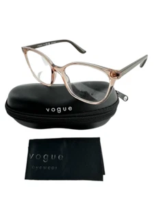 Vogue Eyewear NEW Transparent Beige Eyeglasses 52-17-140 Fashion Frames VO5356 - Picture 1 of 11