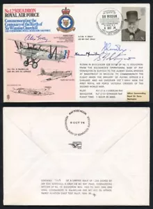 RAF28c No.12 Squadron RAF Signed by Crew N. MacMillan and A. Gray - Picture 1 of 1