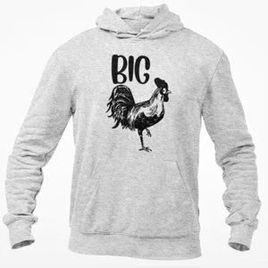 Big Cock Hoodie Sweatshirt Funny Large Willy Joke Gift Him Boyfriend Husband