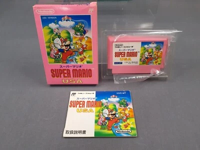 NINTENDO FAMICOM FC Super Mario USA Japanese Version Boxed - Image 1 of 4