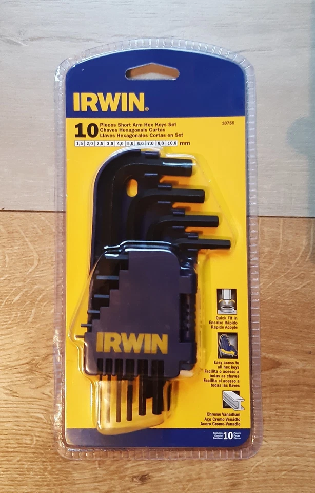 Irwin  Short Arm Hex Key Set - Image 1 of 1