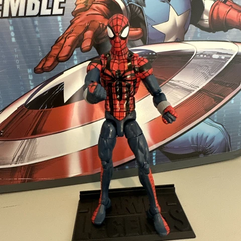 Marvel Legends SPIDER CARNAGE Ben Reilly Absorbing Man BAF loose Cover