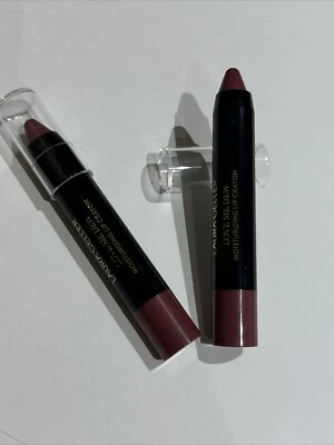 Laura Geller Love Me Dew Feuchtigkeitsspendender Lippenstift Bing Cherry Duo Neu